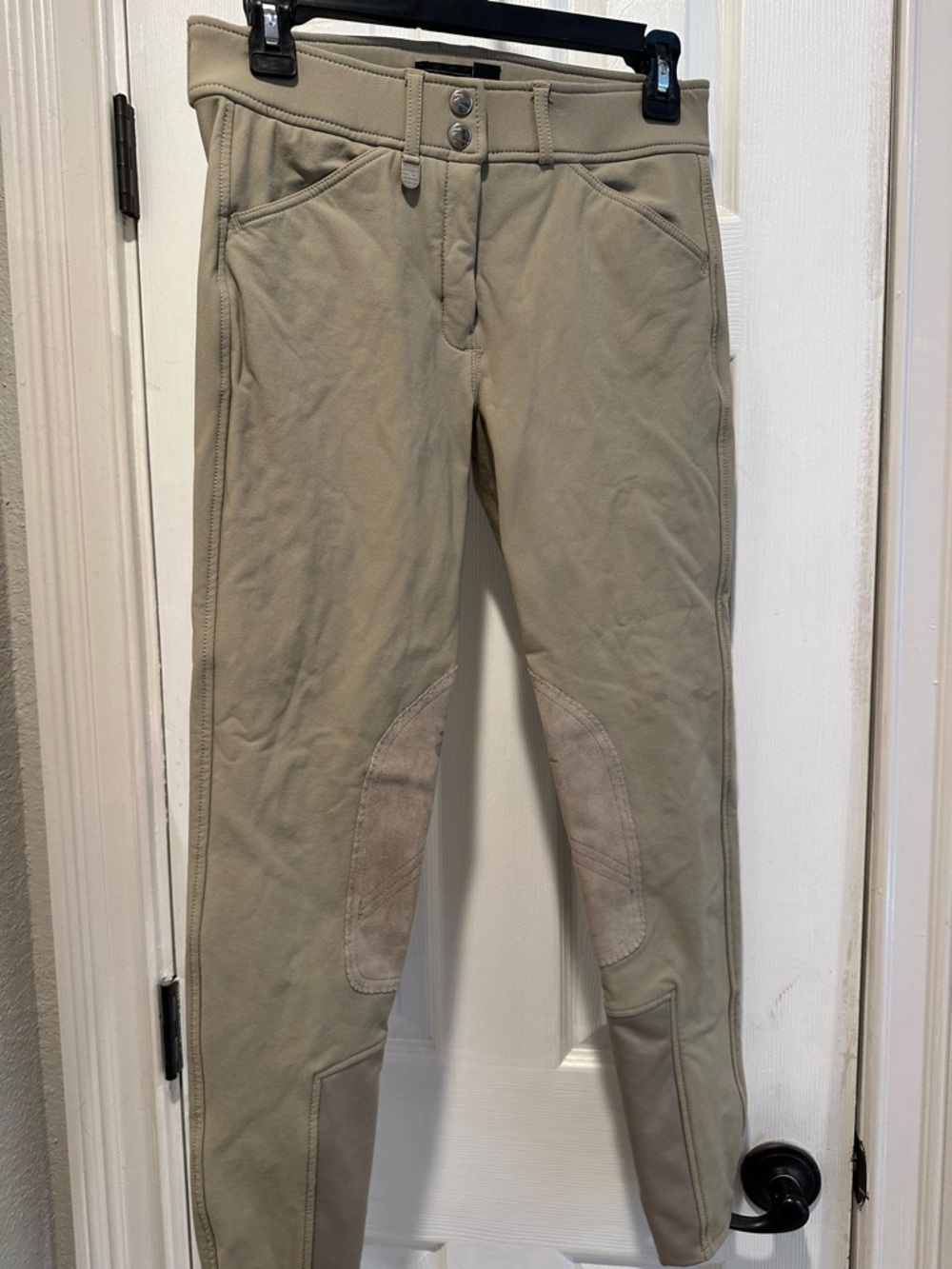 Horze Beige Riding Breeches with Knee Patches- size 26